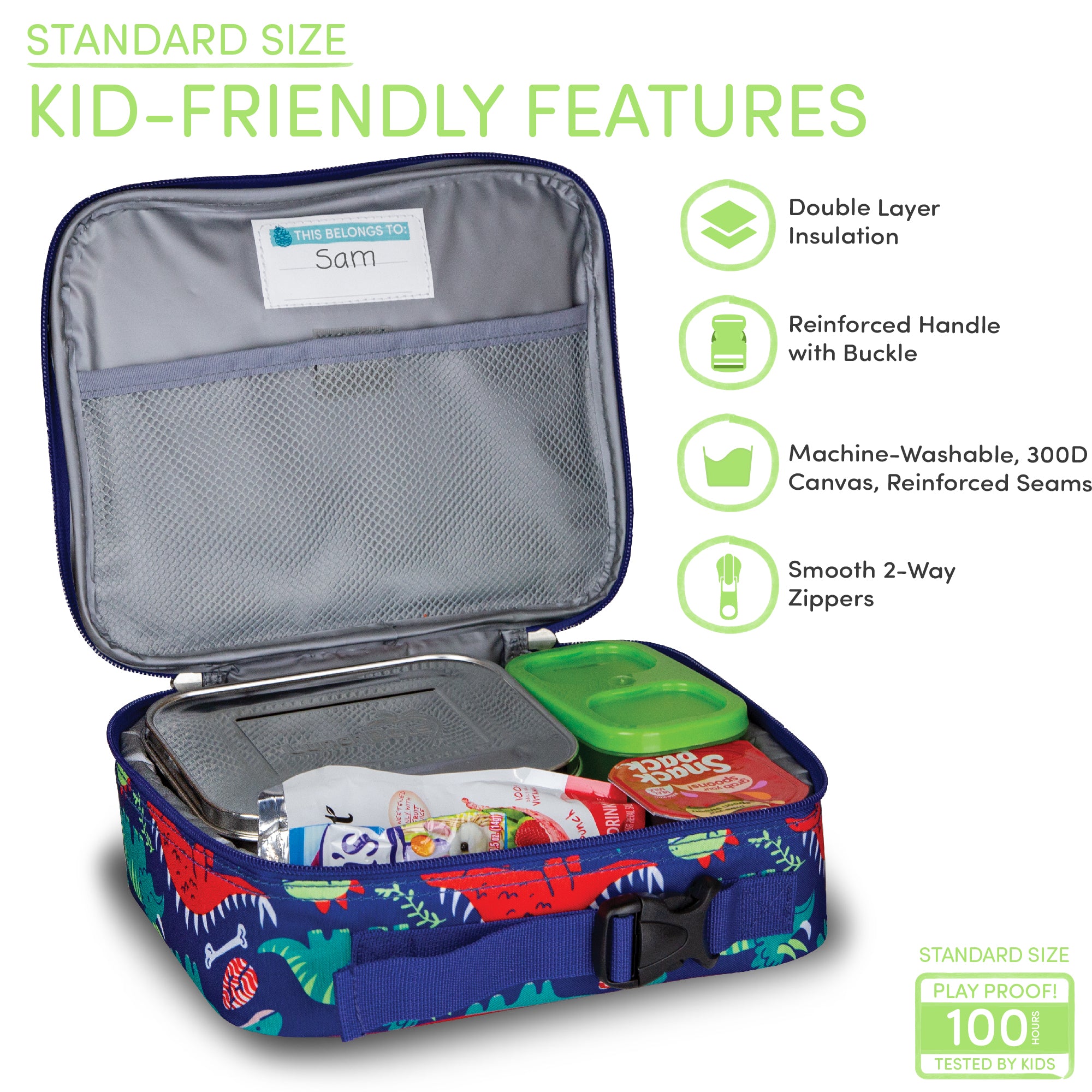 Snack-O-Saurus Standard Lunch Box