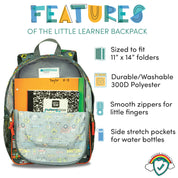 Little Learner 15" Backpack & Lunchbox Set- Rush Hour