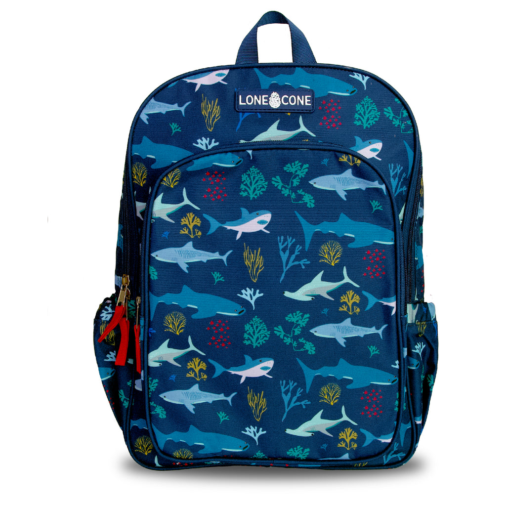 LONECONE Shark School 15" Backpack