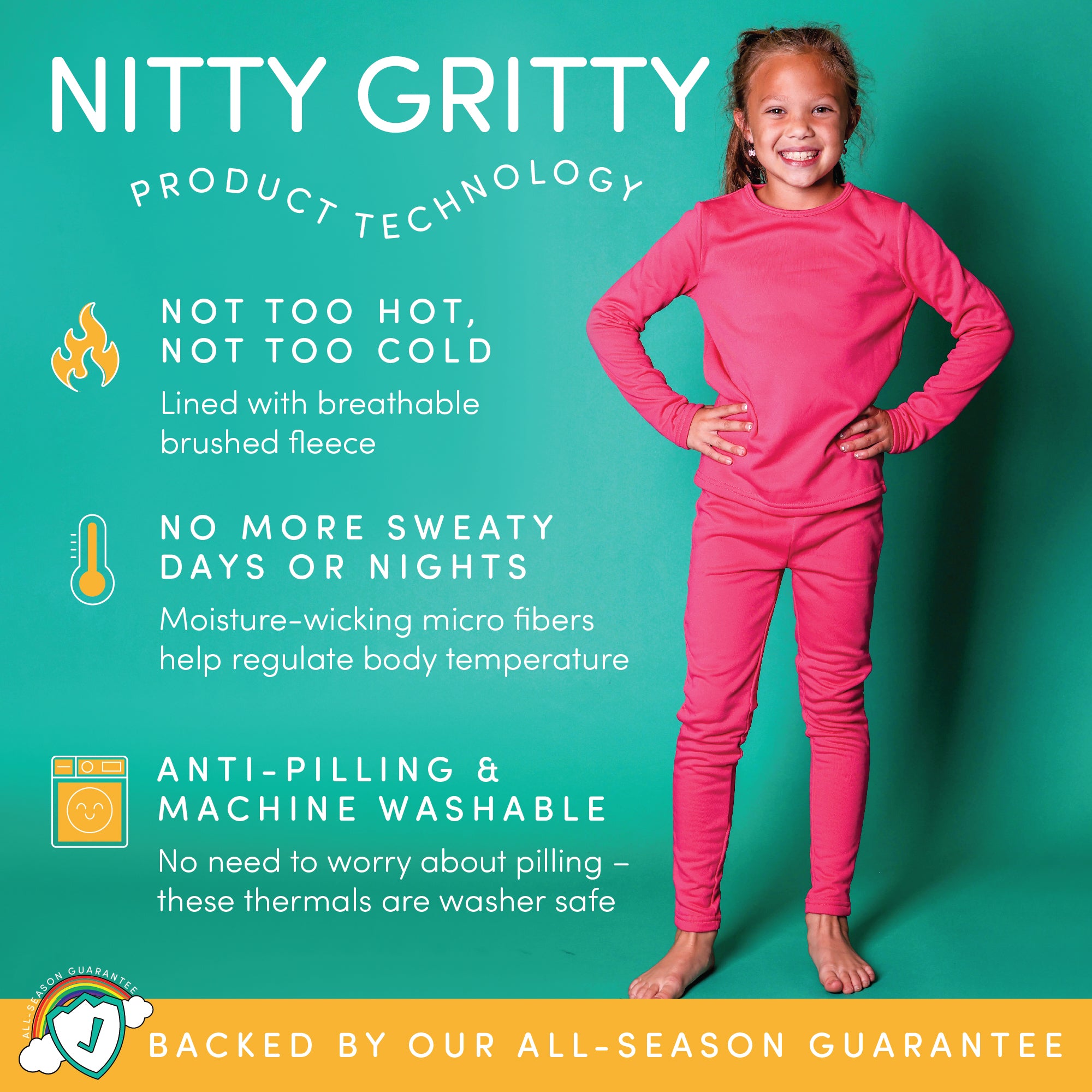 Pink Thermal Underwear Set – LONECONE1