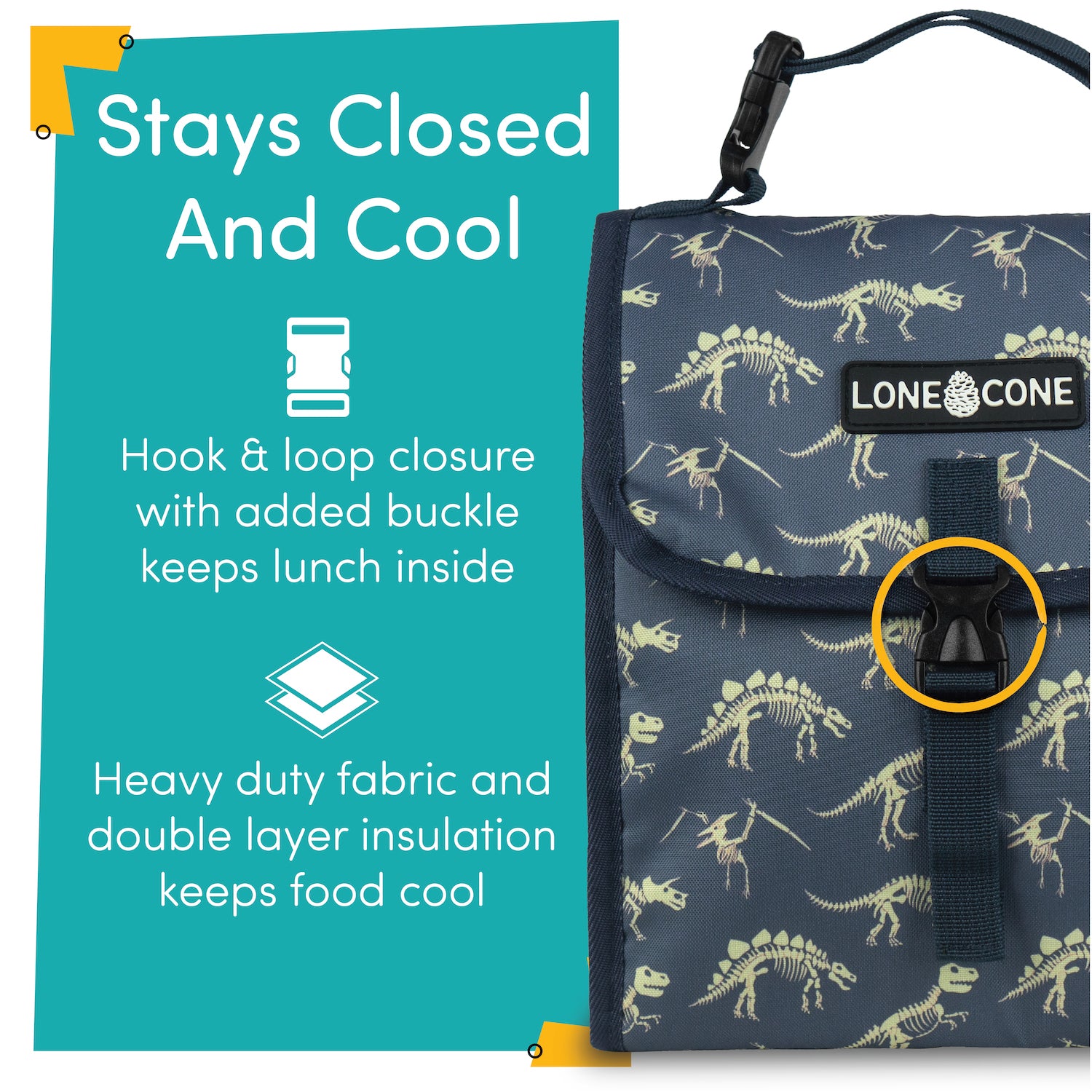 Dino Bones Lunchbag