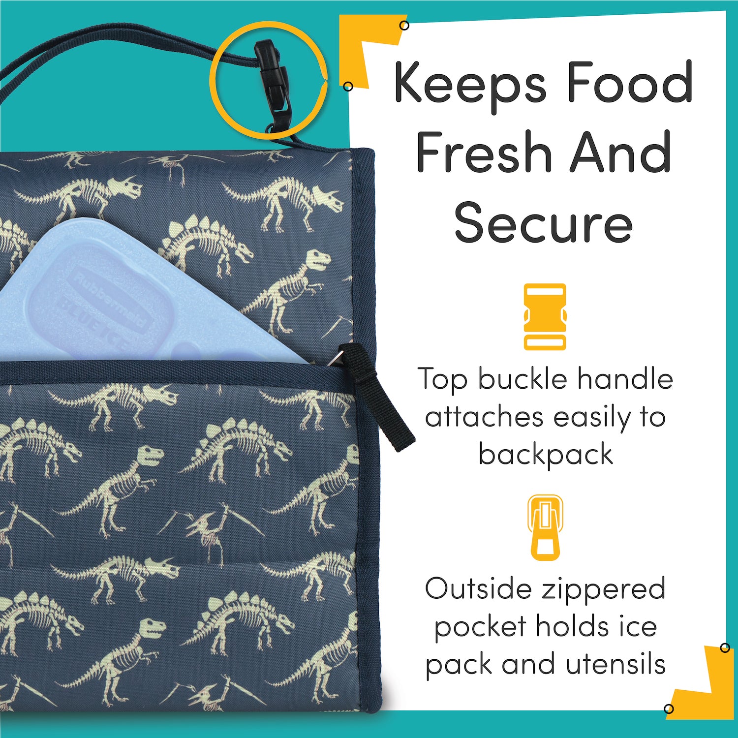 Dino Bones Lunchbag